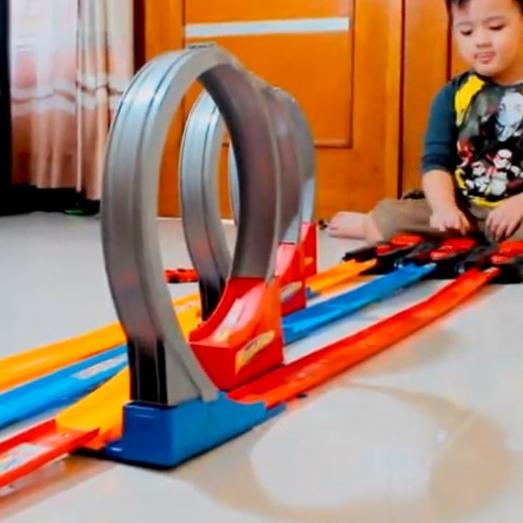 Diecast Track Racing Jalanan Hot Wheels Panjang Hot Wheels Track Set Mainan Mobil Mobilan Anak