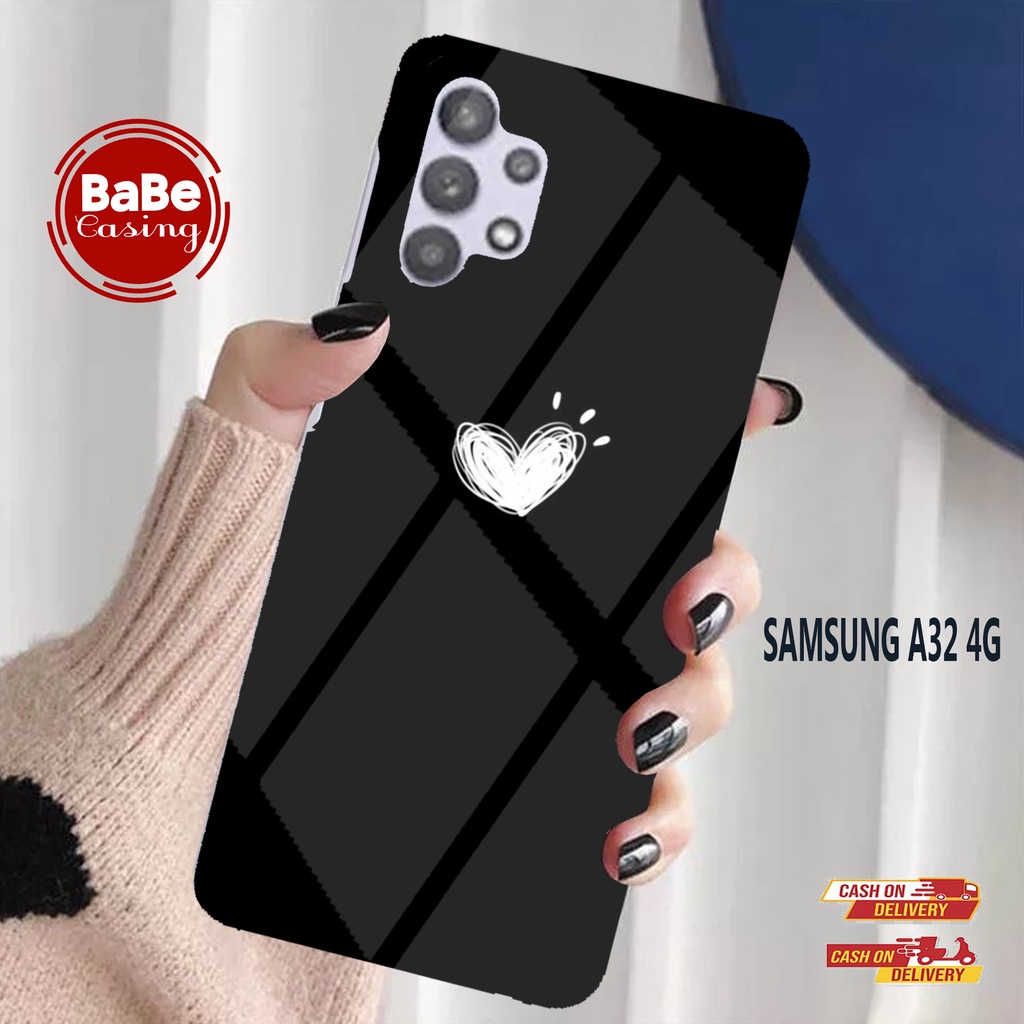 Case Samsung A32 4G Casing Hp Samsung A32 4G Black Cute Casing Softcase Hardcase Premium Case Glossy