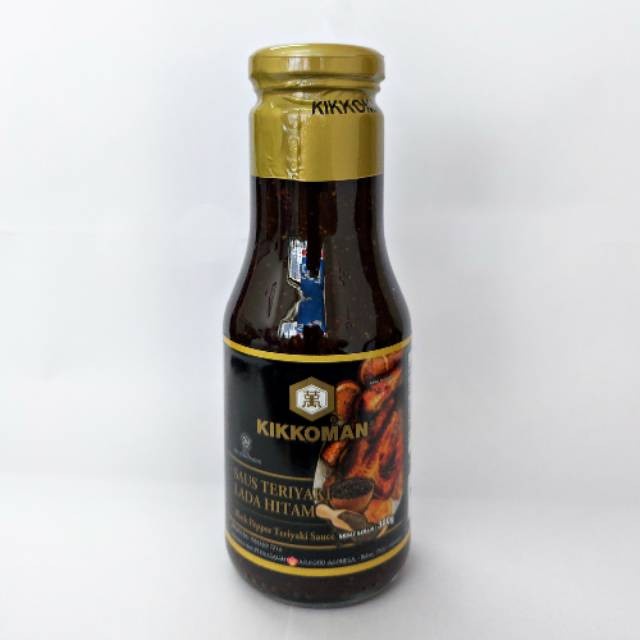 Jual KIKKOMAN BLACK PEPPER TERIYAKI SAUCE 300GR / SAUS LADA HITAM 300