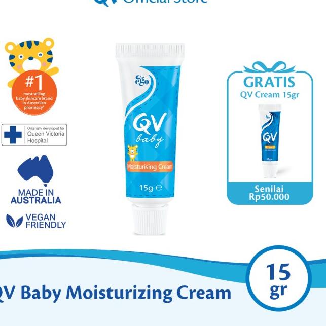 QV Baby Moisturizing Cream 15g Free QV Cream 15g