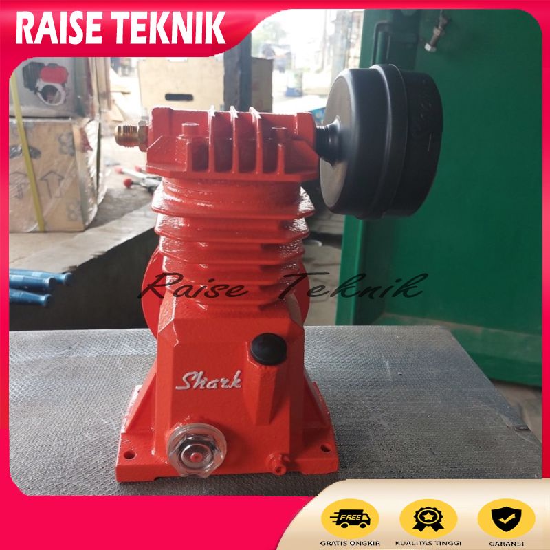 KEPALA AC KOMPRESOR 1/4HP SHARK BARE KOMPRESOR