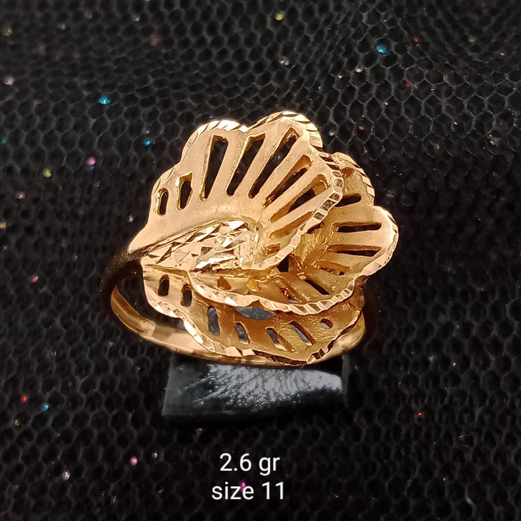 Cincin emas 17K - 2.6 gr kadar 750 - 3964