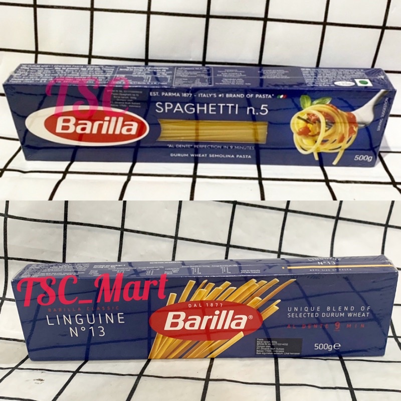 

Barilla Spaghetti No.5 500gr Spaghetti Barilla Italy / Pasta / Spaghetti n.5 / Linguine n.13 / Barilla / Spaghetti / Linguine / 500gr / Italy