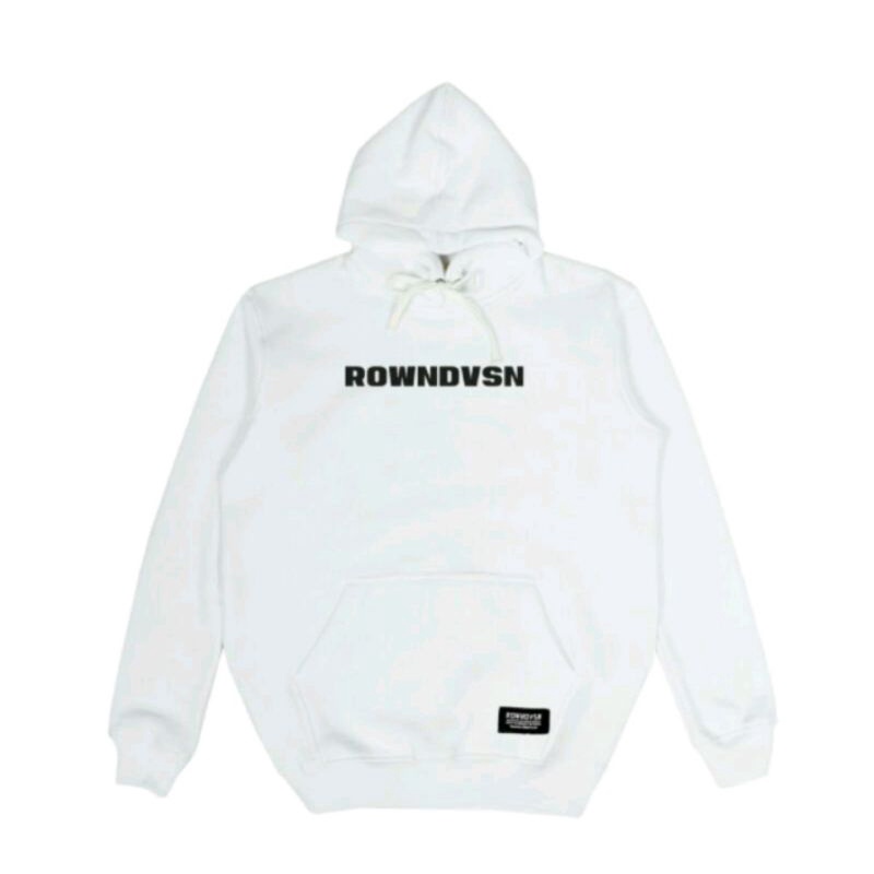 Rowndvsn Hoodie Pullover TypeA Black Orange