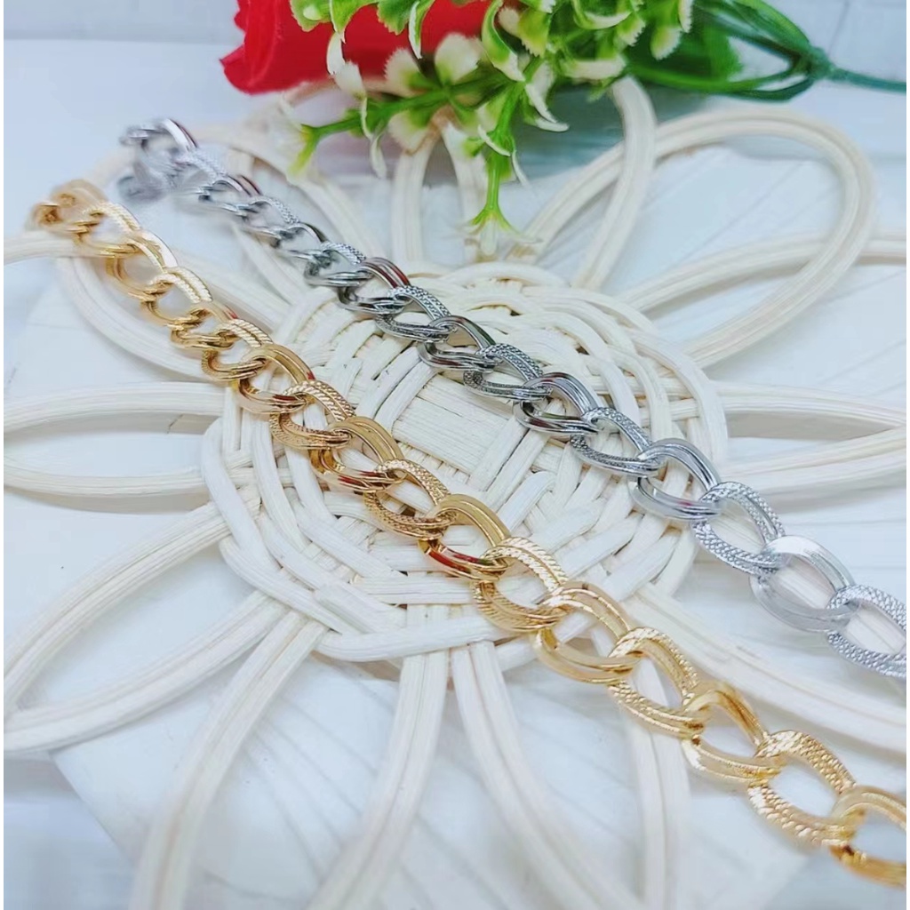 Gelang Titanium Rantai Terbaru Perhiasan Wanita Jewelry w125