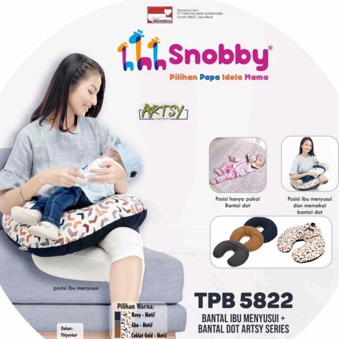 Snobby Nursing Pillow Bantal Ibu Menyusui + Bantal Dot Artsy TPB5822