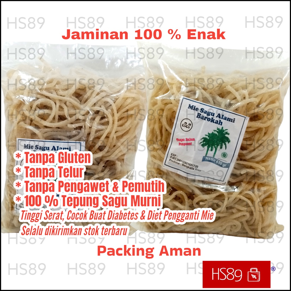 

Mie Sagu Bengkalis Riau Asli 500 gr Tanpa Pengawet Tanpa Pemutih - Mi Sagu