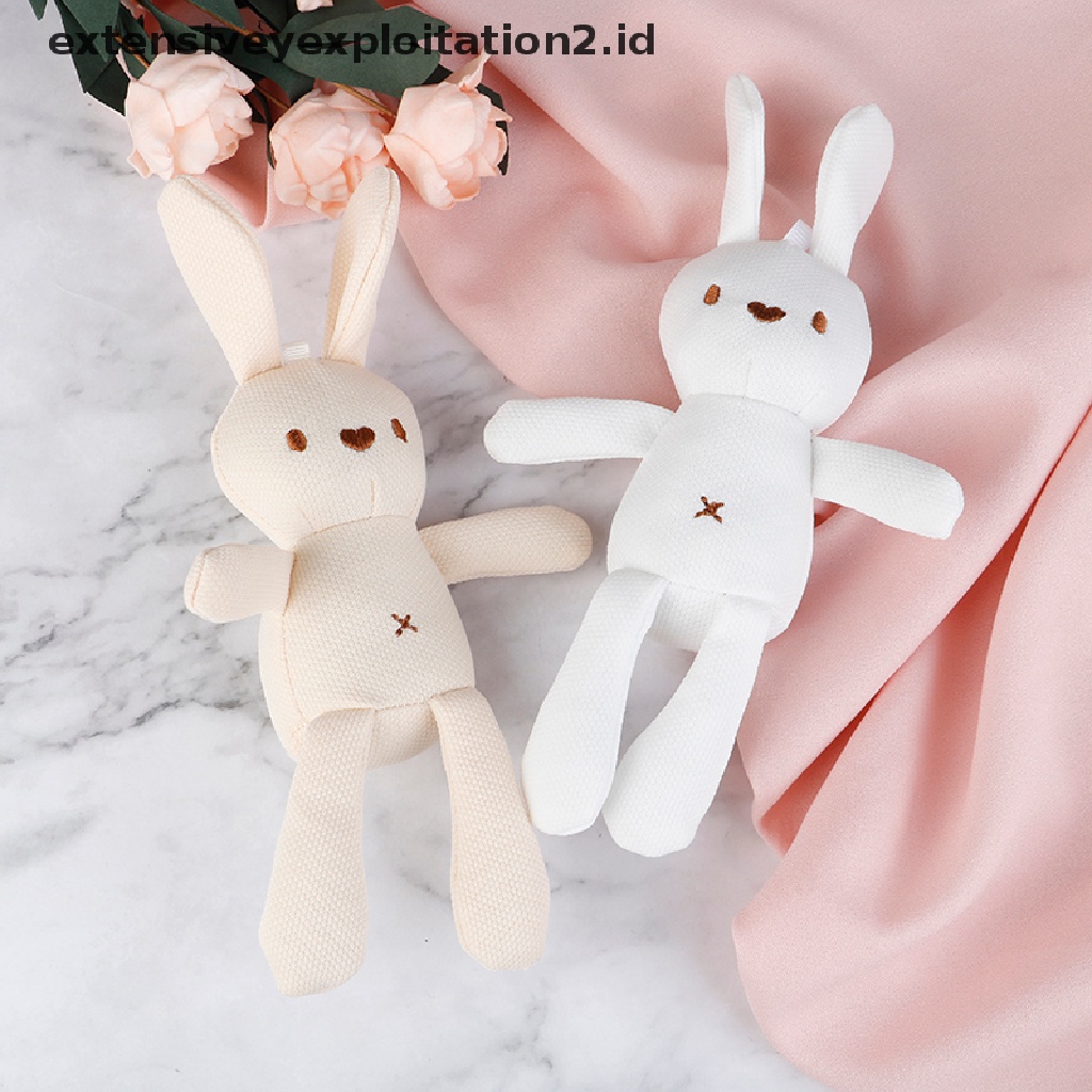 Mainan Boneka Stuffed Plush Kartun Hewan Kelinci Lucu 20cm