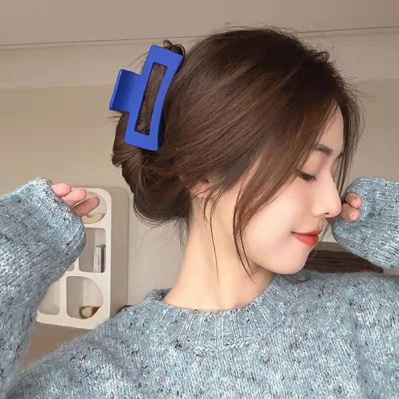 Jedai Korea Besar  8,5 cm / Jepit Rambut Korea Matte / Jedai Korea Marmer / Jedai Korea Leopard