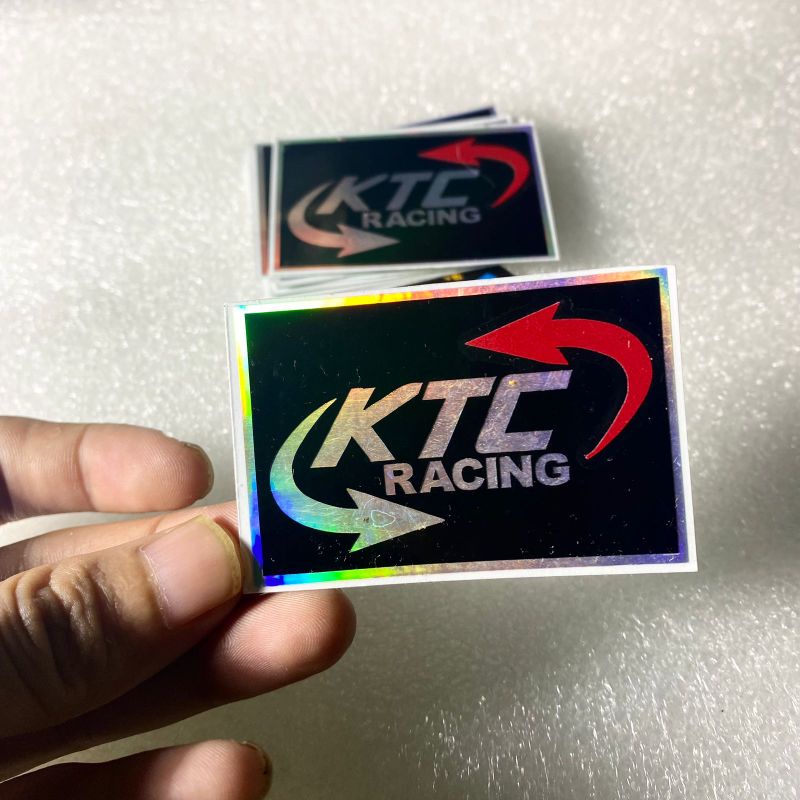 Sticker ktc racing 1pcs Cuting Stiker KTC