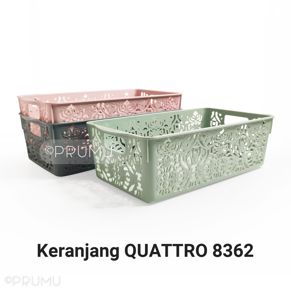 Keranjang Plastik - Keranjang Serbaguna - Tempat Penyimpanan - Wadah Penyimpanan - Box Penyimpanan - Kotak Serbaguna