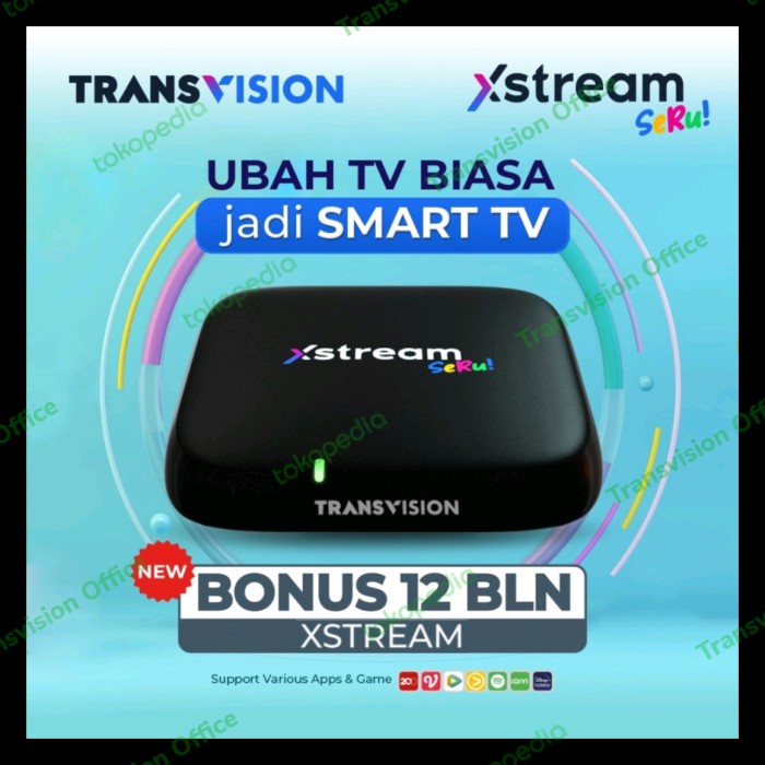 Produk Terbaru Android Tv Mnc Play Box - Transvision Xstream Free Chanel Premium