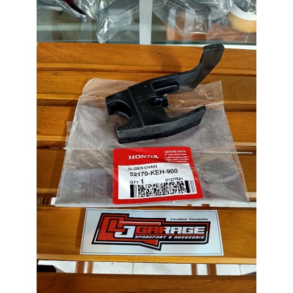 SLIDER CHAIN / KARET BANTALAN RANTAI HONDA GL MEGAPRO ORIGINAL AHM