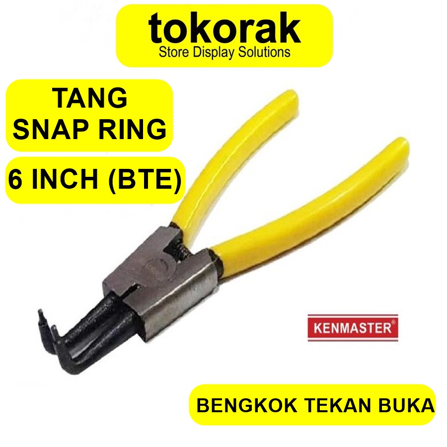 TANG SNAP RING 6 INCH KENMASTER TANG CIRCLIP BENGKOK TEKAN BUKA (BTE)