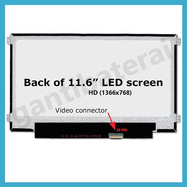 LED LCD Laptop HP 11-F001TU 11-F002TU 11.6 inch slim 30 pin