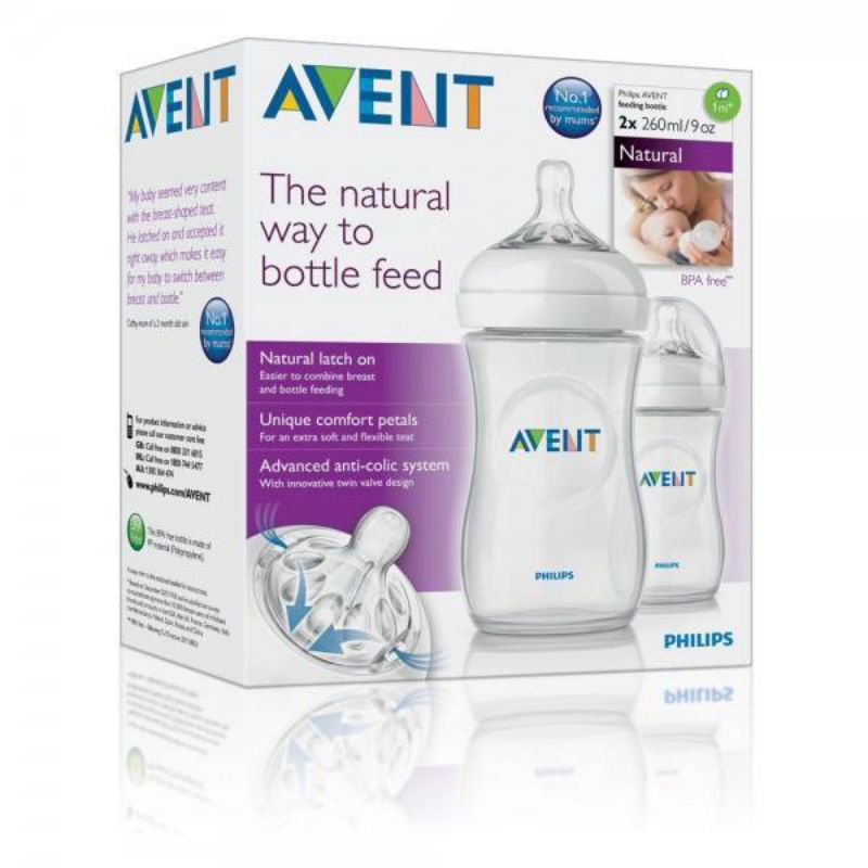 Botol Susu Natural Avent, Milk bottle botol susu Philip Avent