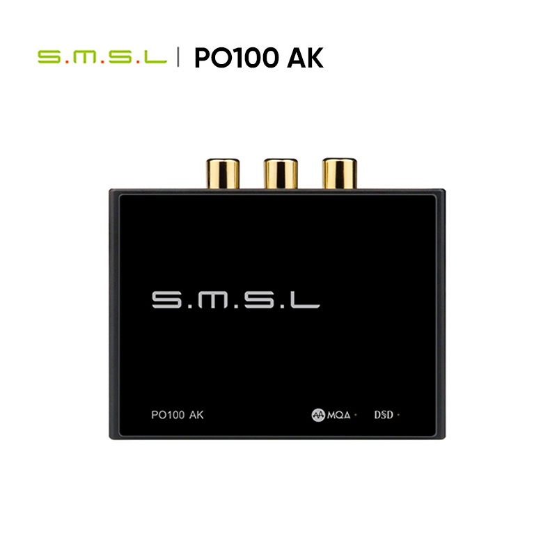 Smsl PO100 AK XOMS XU316 32bit 768Khz AK4493S MQA Decoding optical / coaxial / RCA output Untuk PS4 PS5 Switch