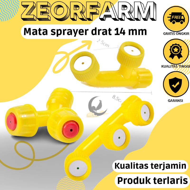 mata sprayer nozzle alat penyiraman drat 14mm zeorfarm