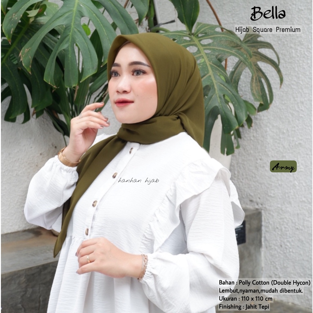 BELLA SQUARE PREMIUM JAHIT TEPI / SEGIEMPAT BELLA PREMIUM