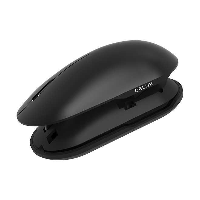 MOUSE WIRELESS DELUX M399DB Black | Bluetooth+2.4Ghz