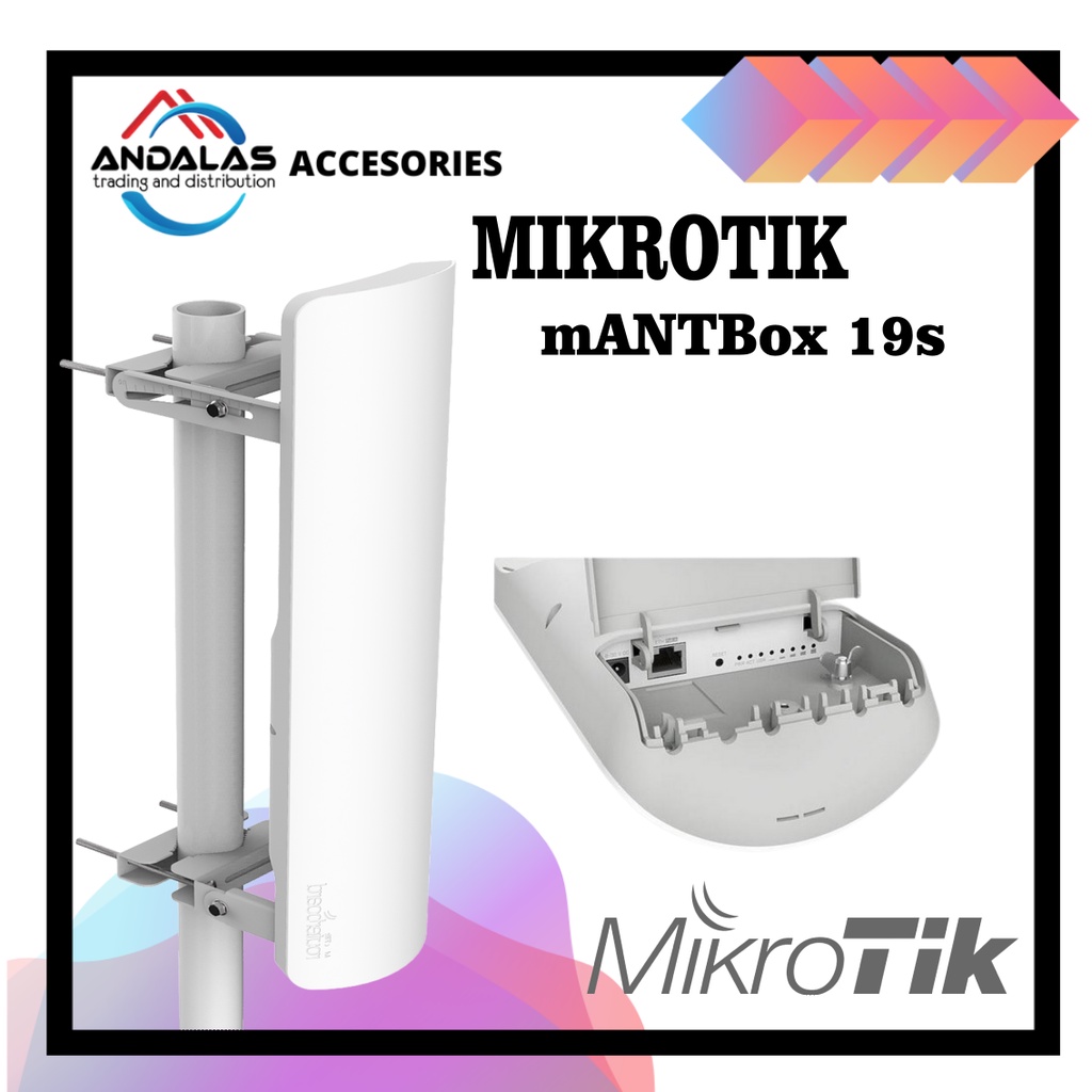 ANTENA ROUTER WIFI OUTDOOR SEKTORAL mANTBox 19s