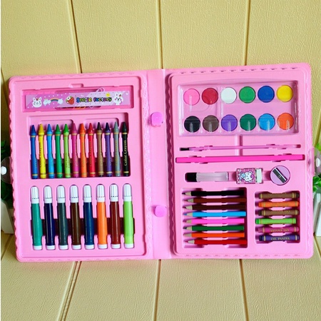 UG CRAYON SET 68 PCS / ALAT MELUKIS ANAK / ALAT MENGGAMBAR ANAK / ATK / PENSIL WARNA / CRAYON