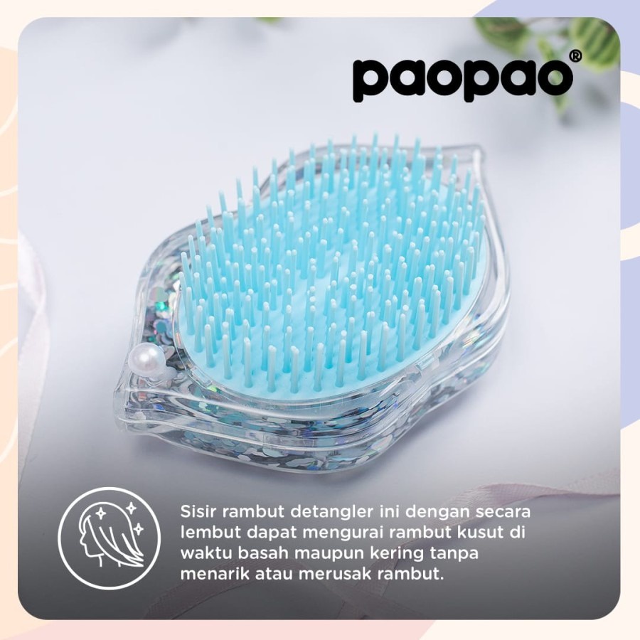 PAO PAO Lip Series Detangler Hair Brush