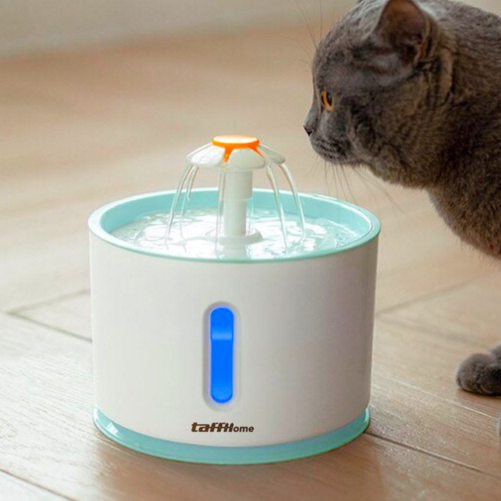 Water Dispenser Fountain Tempat Minum Anjing Kucing 2.4 Liter - DR008 - 7RHX7MBL Blue