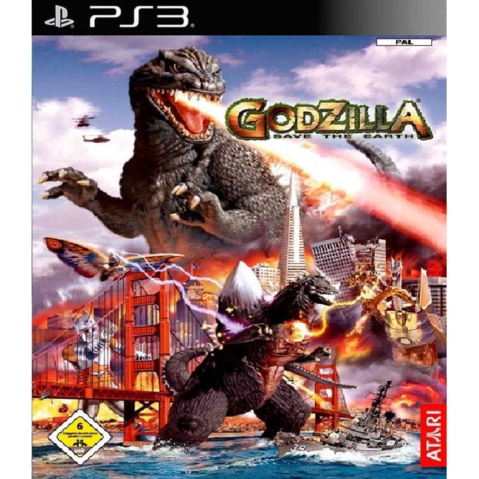 DVD Kaset Game PS3 PKG Multiman HEN Godzilla Save The Earth