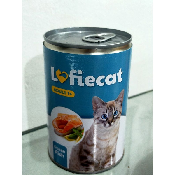 Lofiecat Kaleng Ocean Fish Adult 400gr Makanan Kucing Basah Kaleng