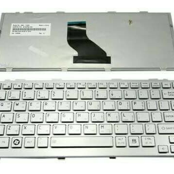 KEYBOARD TOSHIBA NB200 NB201 NB205 NB250  SILVER