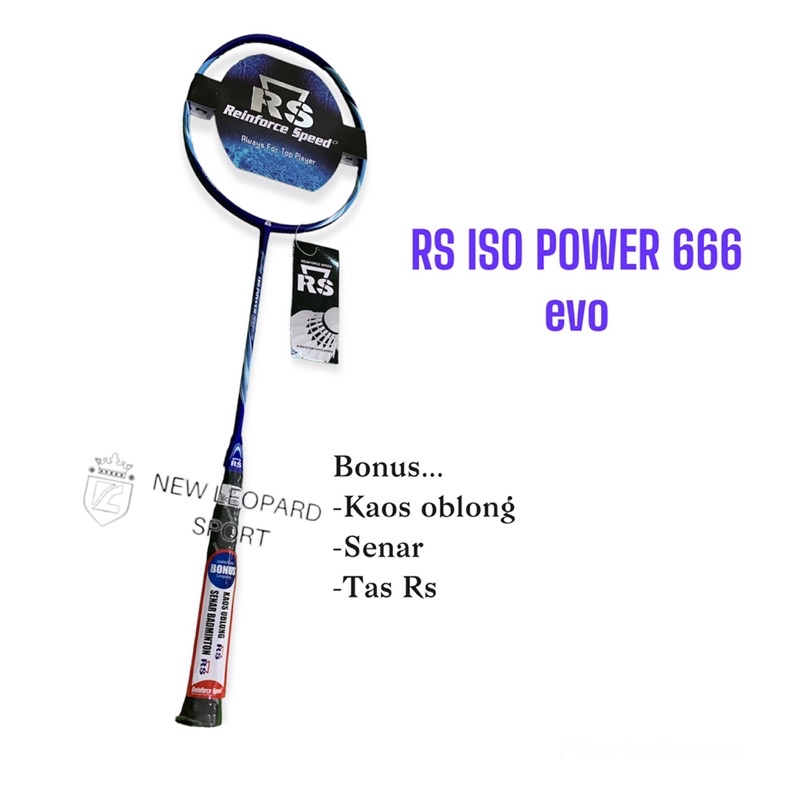 Raket badminton RS iso power 666 evo