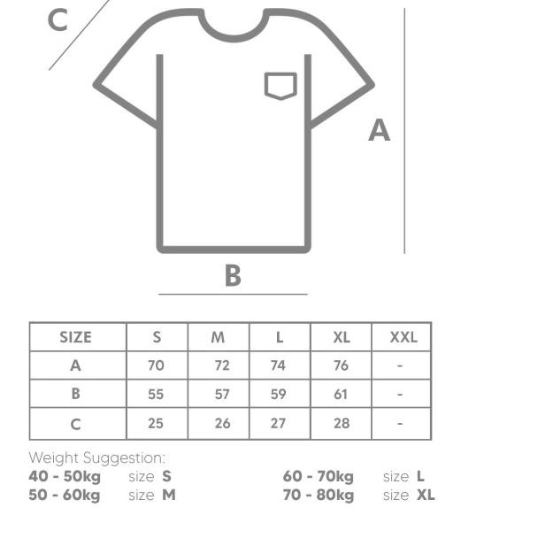 Sipolos Kaos Oversize Pocket Series - White - M