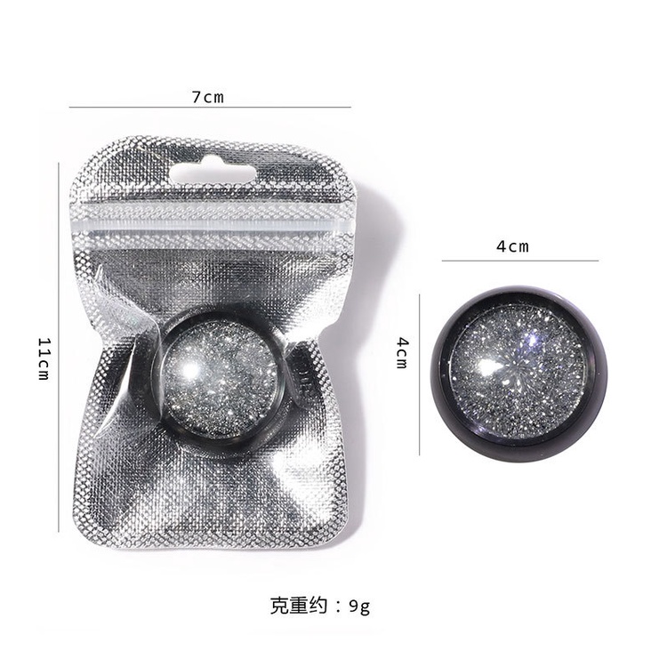Aksesoris Glitter Nail art Diamond/ Bubuk Glitter Diamond Halus untuk Hiasan Kutek Kuku Nail art