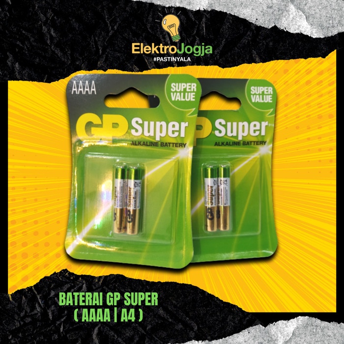 TERBARU Baterai AAAA / A4 GP SUPER ALKALINE | 1,5 V
