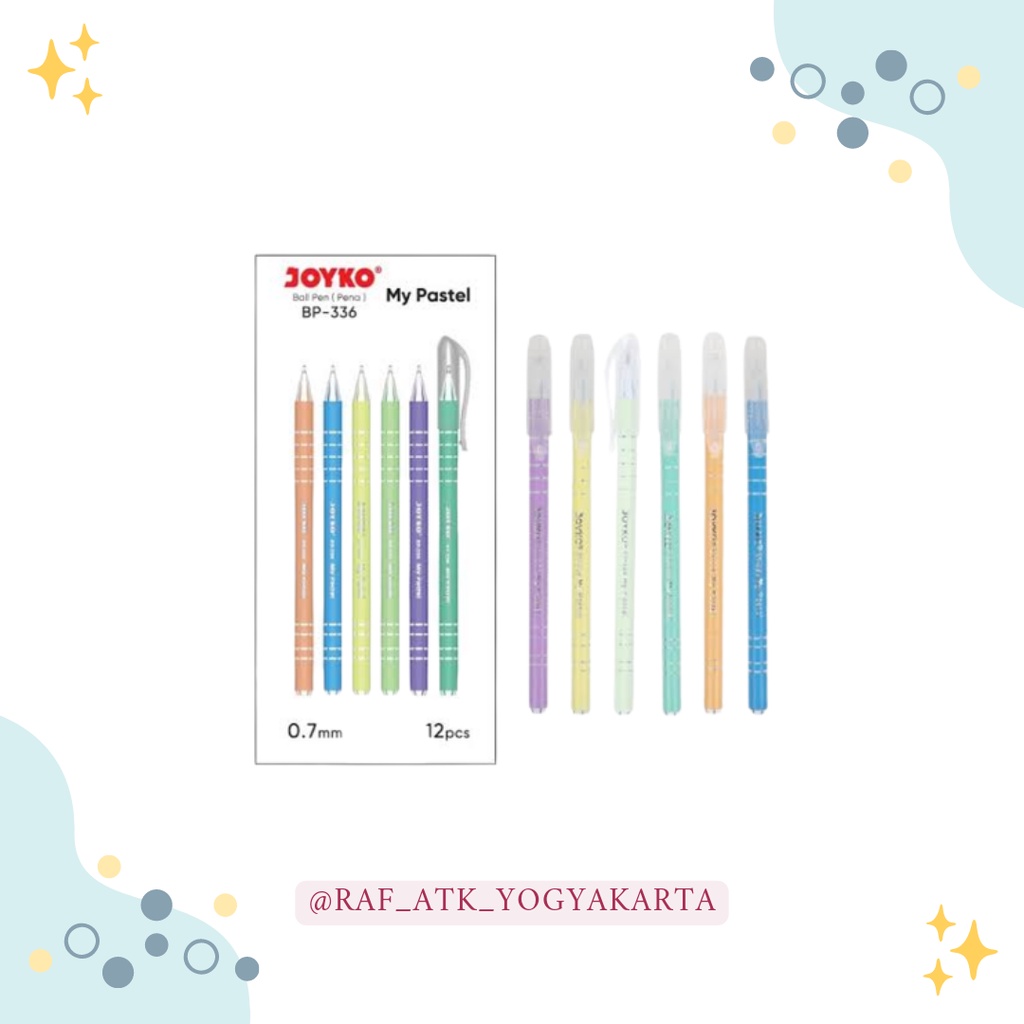

PEN / PENA / BALLPOIN / PULPEN JOYKO BP-336 MY PASTEL
