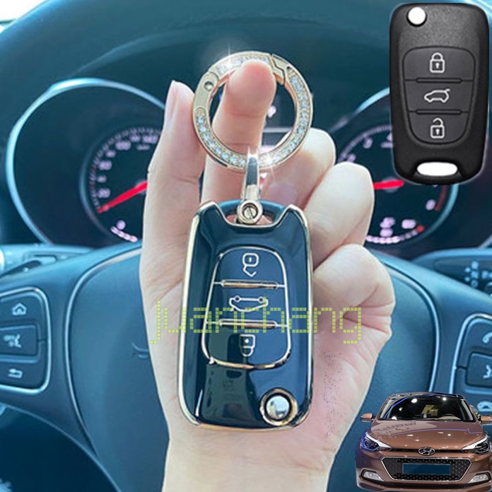 Casing Kunci Mobil Model Flip Bahan TPU Untuk Hyundai i20 I30 Ix20 ix35 KIA Rio 3 Soulma Ceed K2 Cerato Sportage Ix20 ix35