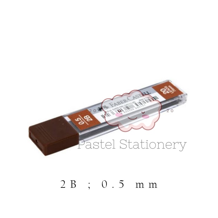 

Refill Isi Pensil Mekanik Faber Castell 2B 0.5mm - Pencil Lead Faber-Castell 0,5 mm