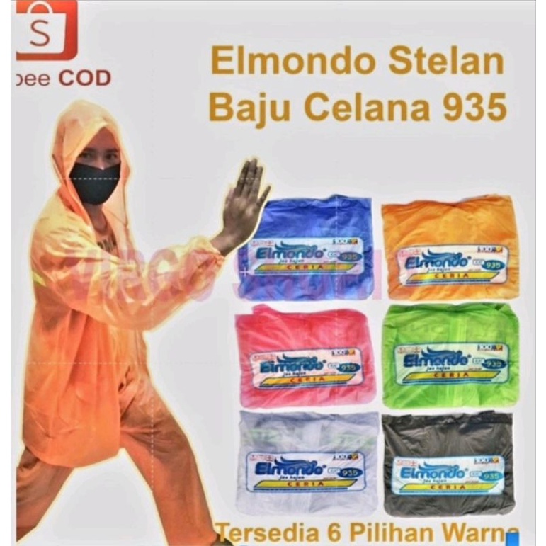 Jas Hujan Setelan Jas Ujan Jaket Celana Elmondo CERIA 935 Jaket Celana ELMONDO CERIA Jas Hujan Motor