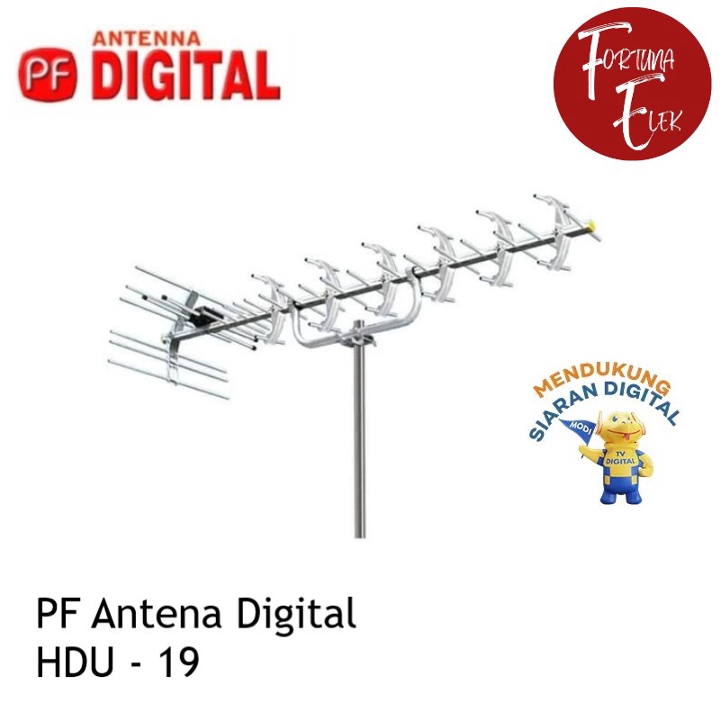 PF Antena TV Digital HD / HDU - 19 High Gain