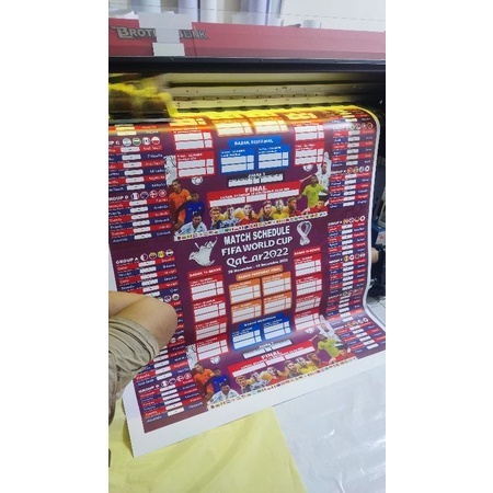 Poster Jadwal Piala Dunia 2022 (A0 80x120cm)