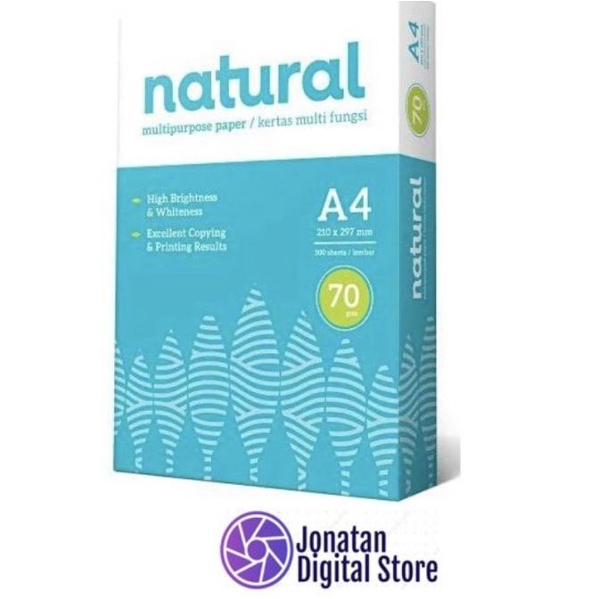 

HVS A4 Natural 70 / 75 gsm ( 5 rim / Per dus)