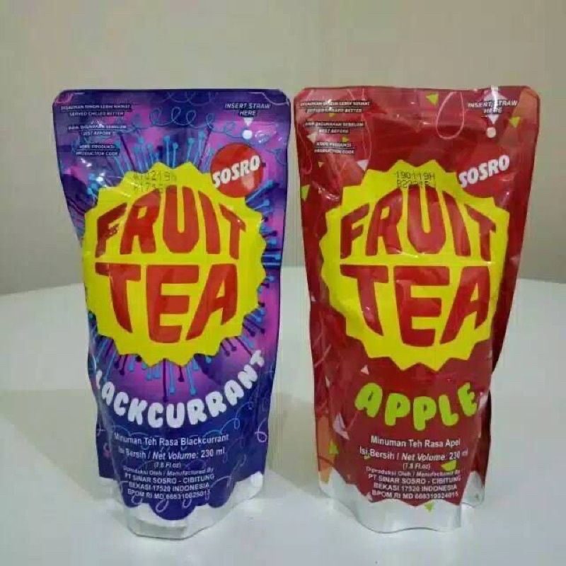 fruit tea pouch 230ml