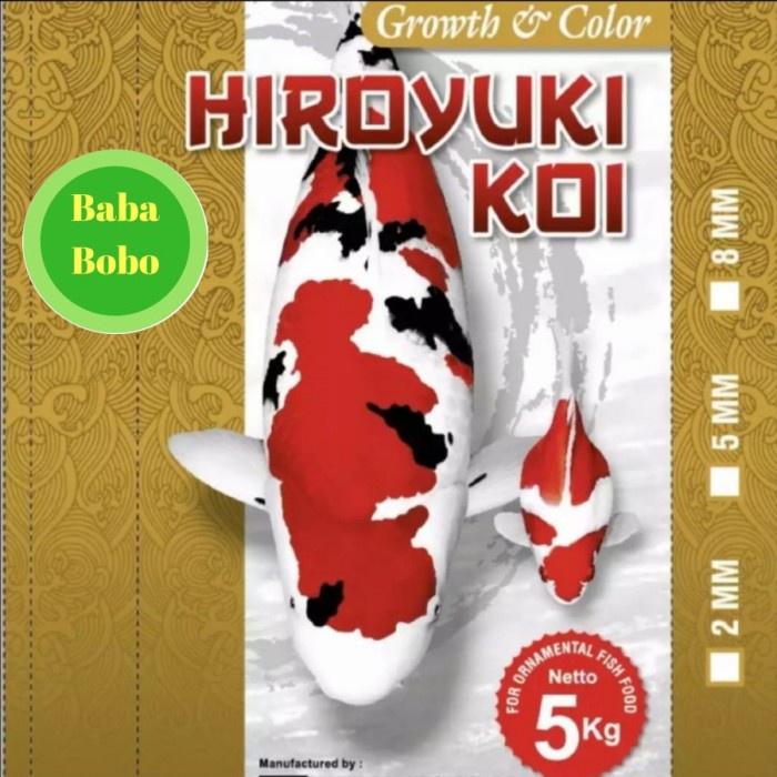 Pakan Koi - Hiroyuki Growth & Color - 5kg