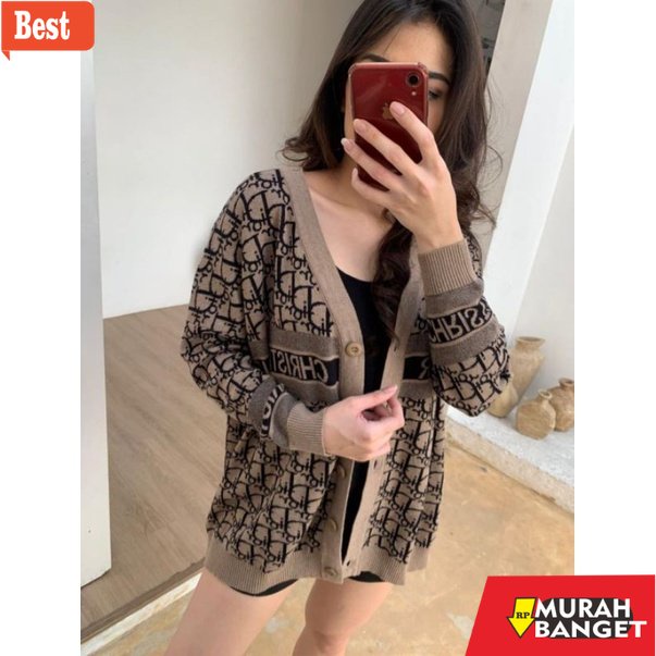 jaket wanita kekinian 2022 CD CARDIGAN cardigan outter rajut wanita