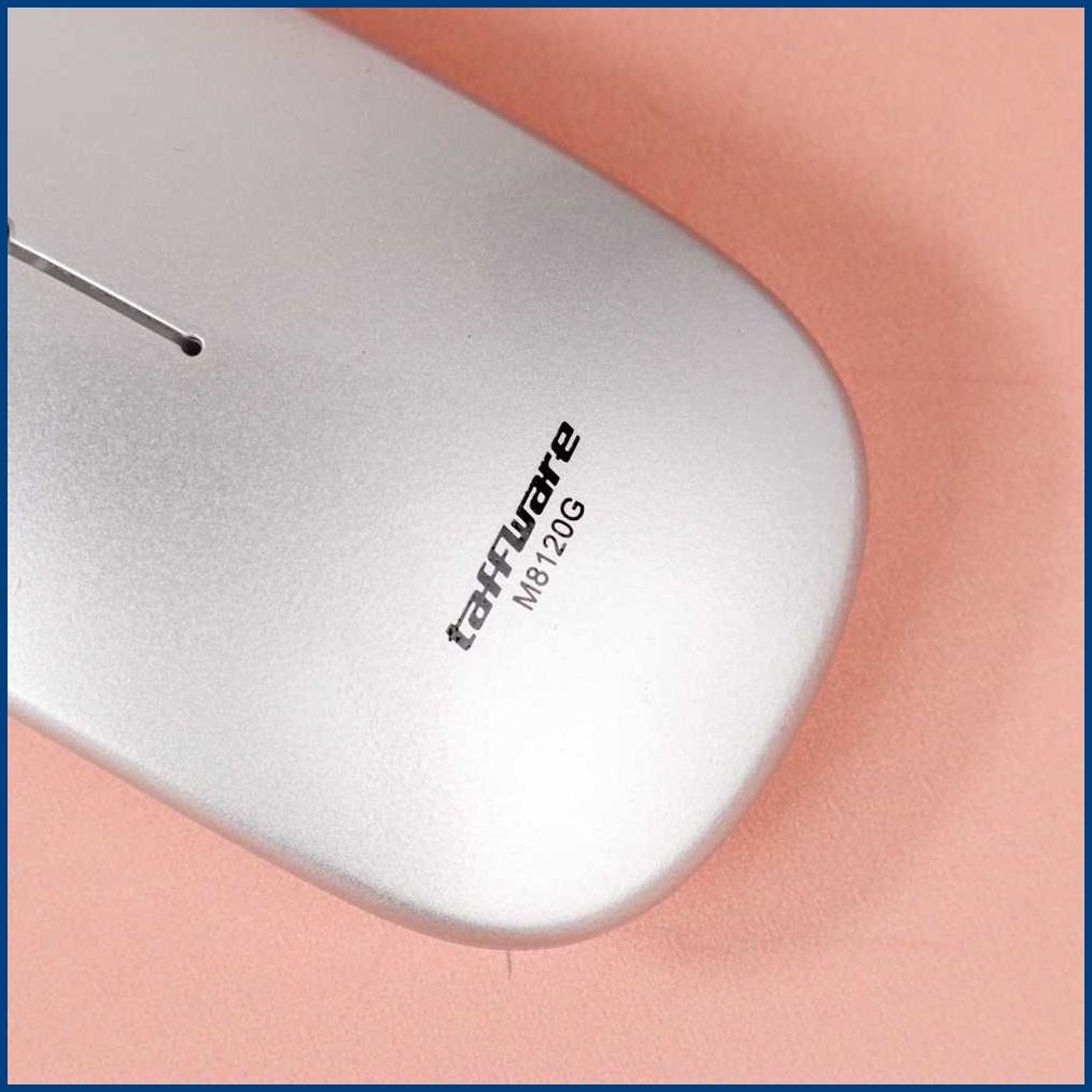 Mouse Wireless Rechargeable 2in1 Bluetooth 5.2 &amp; Wireless 2.4Ghz Silent Click 800/1200/1600DPI Taffware