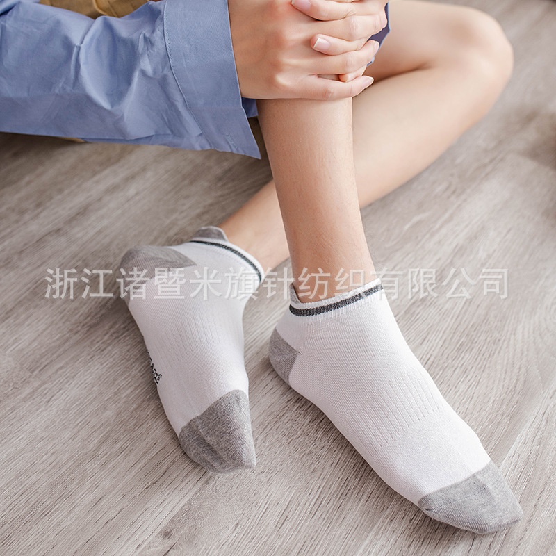 ☀ACCBAYI☀ KK10 Kaos kaki Motif Petak Kaoskaki Pendek Dibawah Mata Kaki Unisex Pria Wanita Import