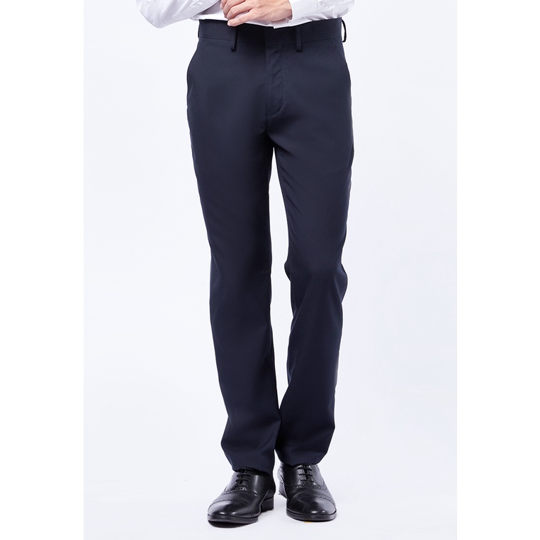 Executive Slim Fit Formal Pants Dark Blue