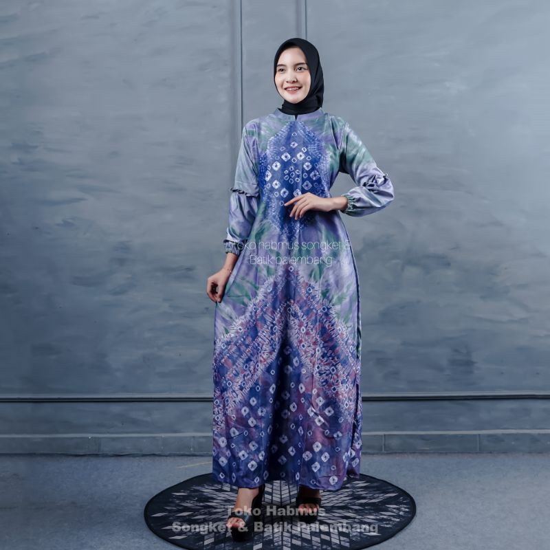 GAMIS JUMPUTAN PALEMBANG HANDMADE SUTRA SILK