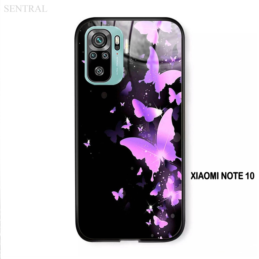 Softcase Kaca XIAOMI REDMI NOTE 10  - Case Handphone XIAOMI REDMI NOTE 10 [T08]